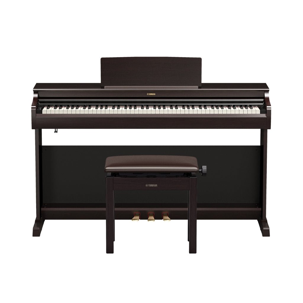 Yamaha Arius YDP-166 88-key Upright Digital Piano with Bench - Rosewood Digital Pianos Sky Music