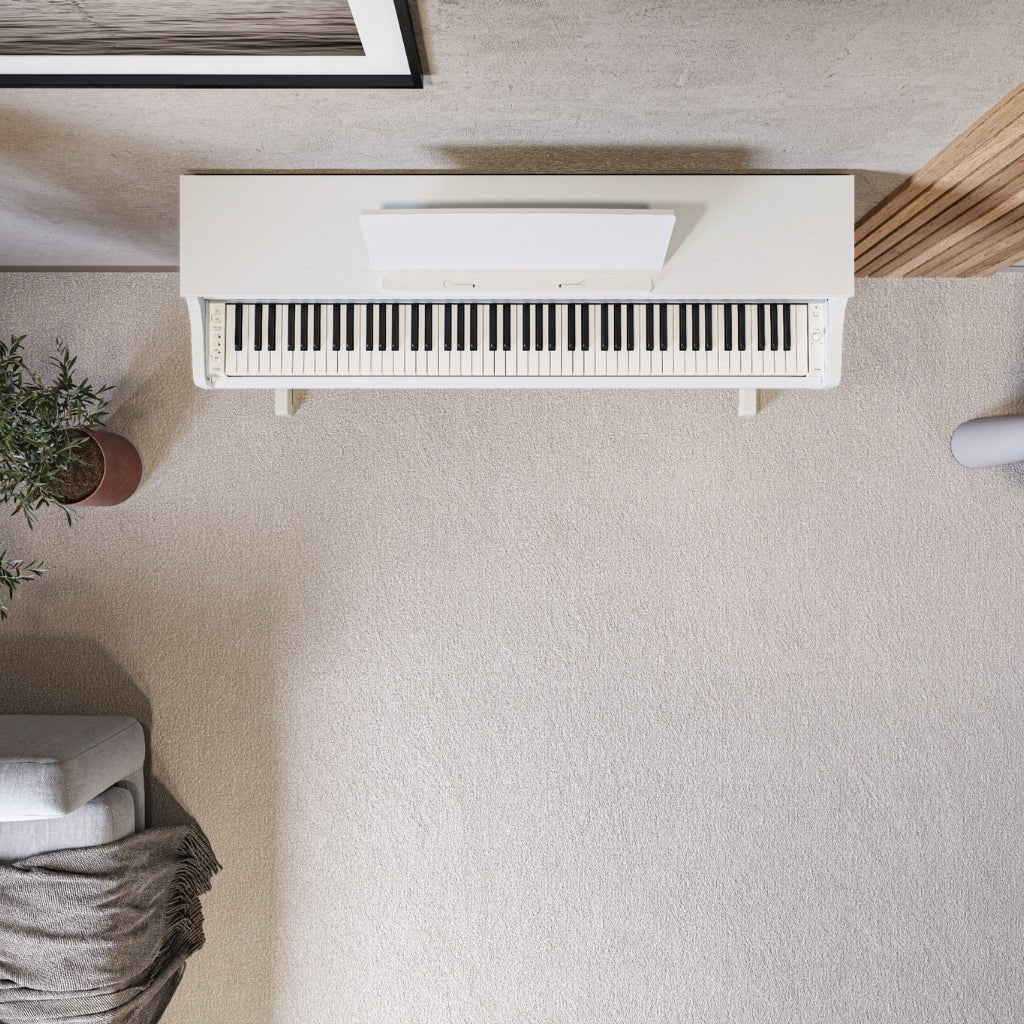 Yamaha Arius YDP-166 88-key Upright Digital Piano with Bench - White Digital Pianos Sky Music