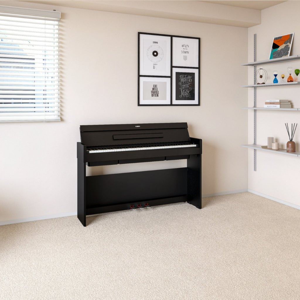 Yamaha Arius YDP-S36 88-key Slim Upright Digital Piano - Black Digital Pianos Sky Music