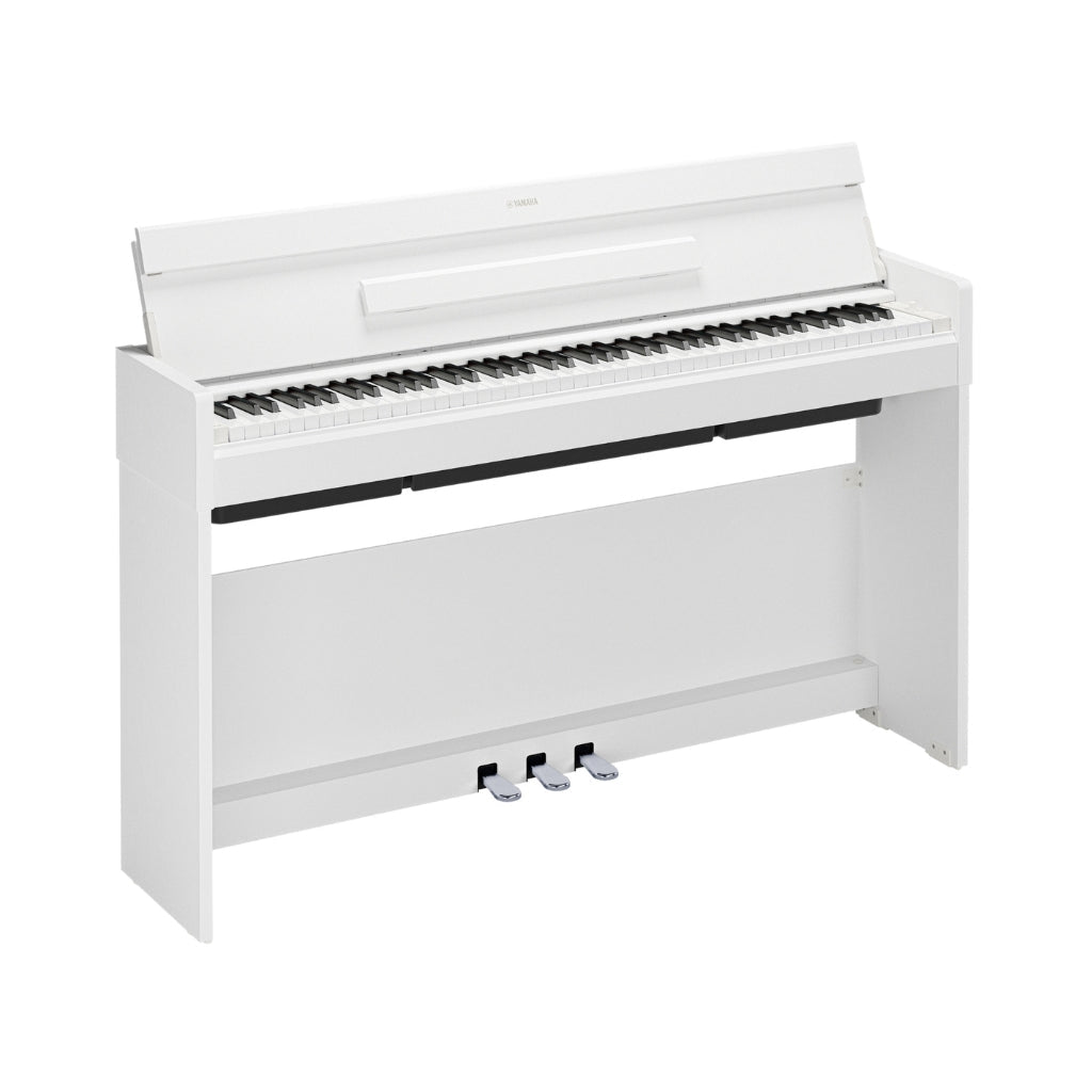 Yamaha Arius YDP-S36 88-key Slim Upright Digital Piano - White Digital Pianos Sky Music