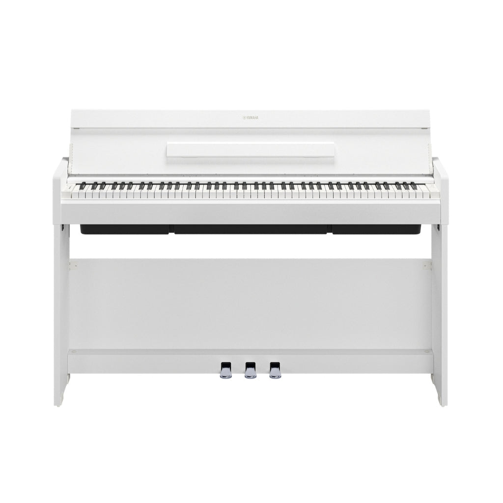 Yamaha Arius YDP-S36 88-key Slim Upright Digital Piano - White Digital Pianos Sky Music