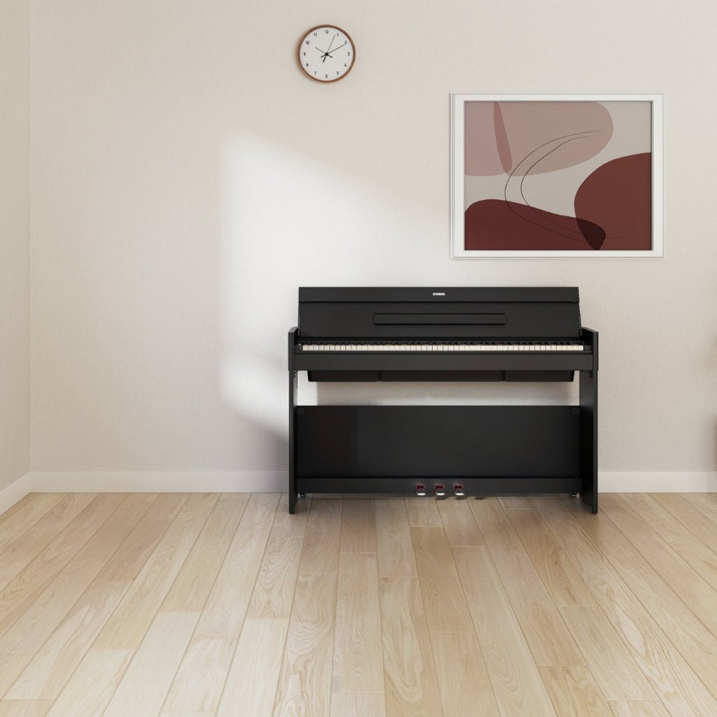 Yamaha Arius YDP-S56 88-key Slim Upright Digital Piano - Black Digital Pianos Sky Music
