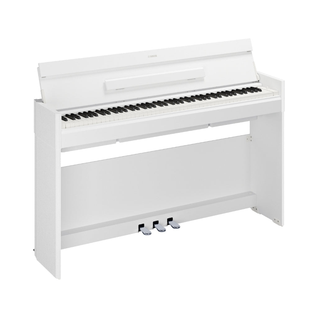 Yamaha Arius YDP-S56 88-key Slim Upright Digital Piano - White Digital Pianos Sky Music