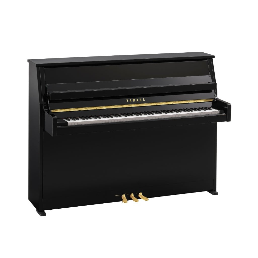 Yamaha B10 110cm Upright Piano - Polished Ebony Acoustic Pianos Sky Music