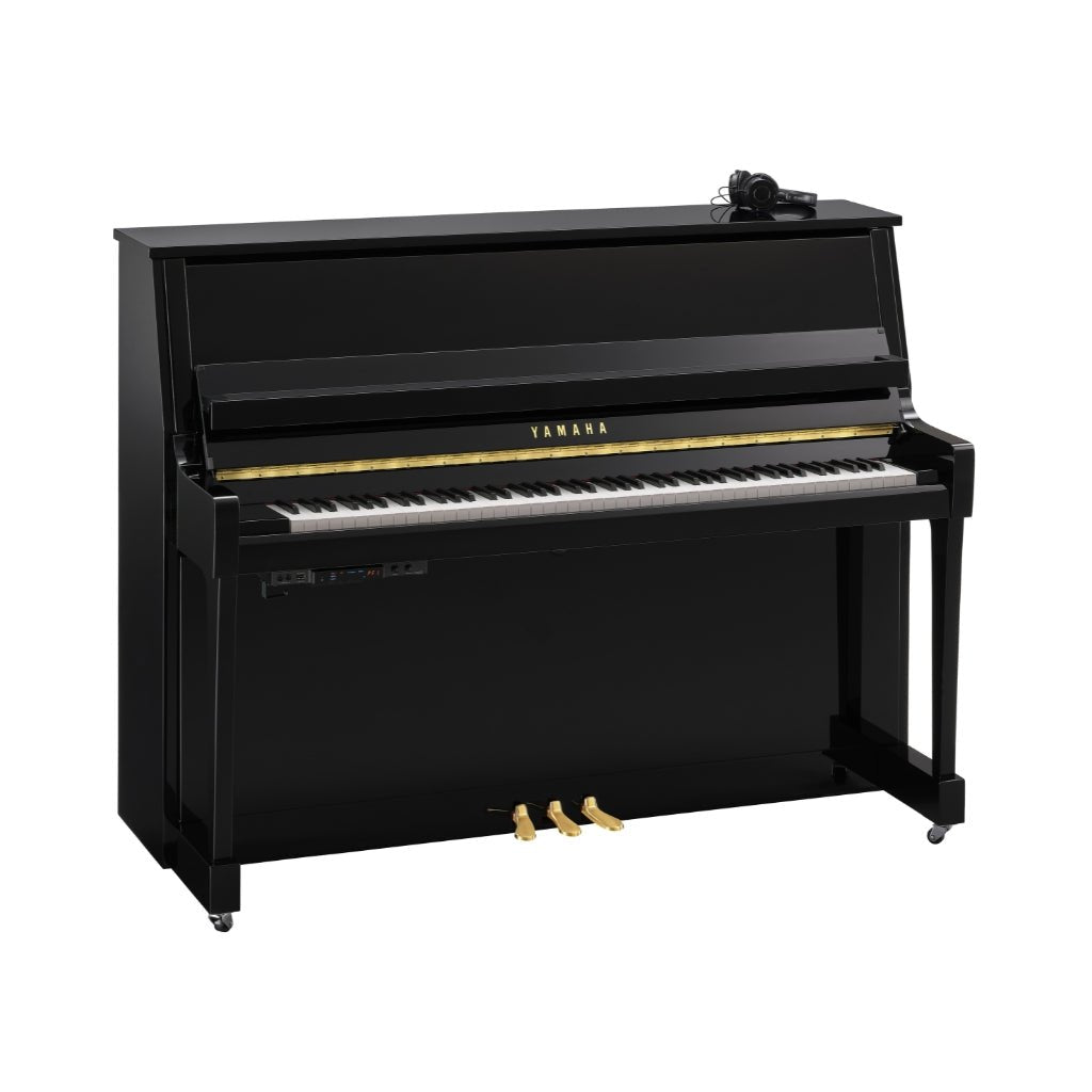 Yamaha B20 SC3 116cm Silent Upright Piano - Polished Ebony Acoustic Pianos Sky Music