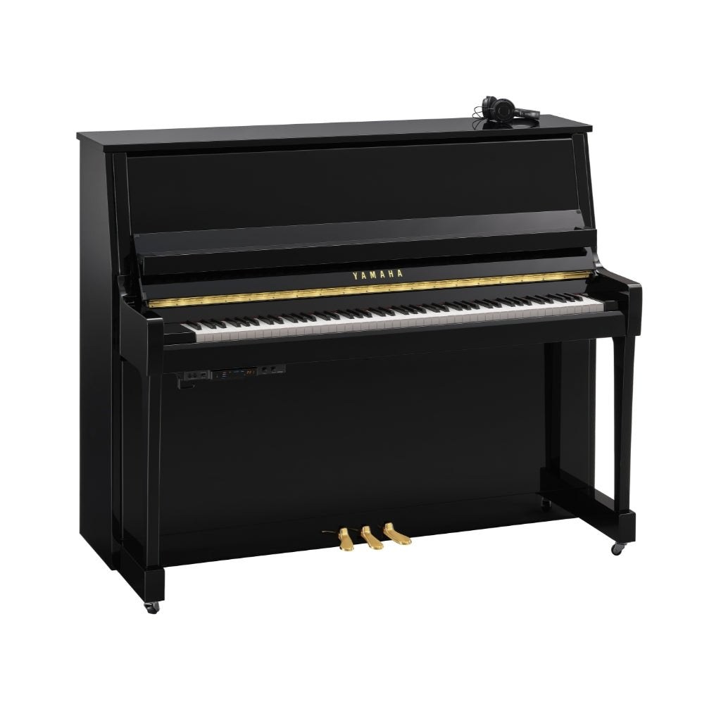 Yamaha B30 SC3 121cm Silent Upright Piano - Polished Ebony Acoustic Pianos Sky Music
