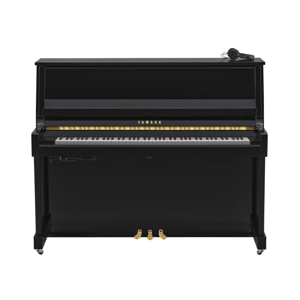 Yamaha B30 SC3 121cm Silent Upright Piano - Polished Ebony Acoustic Pianos Sky Music