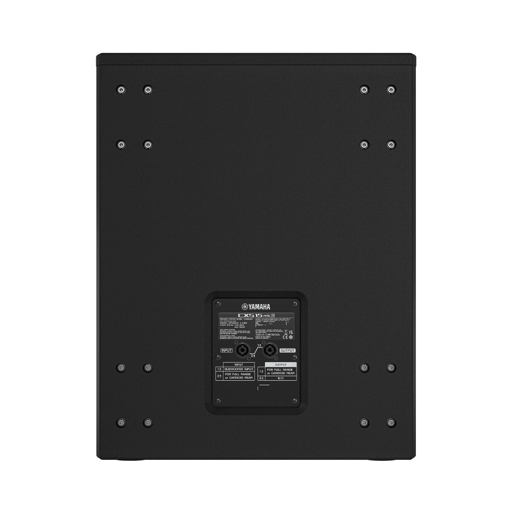 Yamaha CXS15MK3 1300W 15" Passive Subwoofer - Black Studio Monitors Sky Music