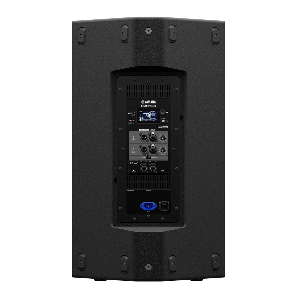 Yamaha DZR15-D 2-Way 15" Bi-Amped Powered Speaker Dante Connectivity Black PA Speakers Sky Music