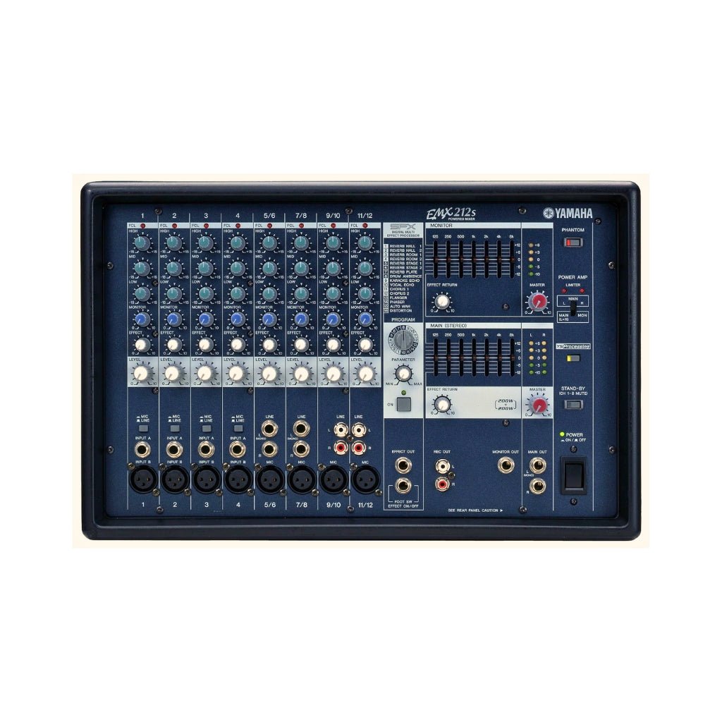 Yamaha EMX212S Powered Mixer w/A10 PA Speaker PA Systems & Speakers Sky Music