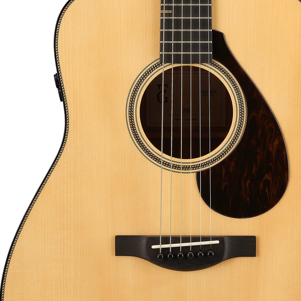 Yamaha FG9 MX Dreadnought with Atmosfeel Pickup - Natural, Ebony Fingerboard Acoustic Guitars Sky Music