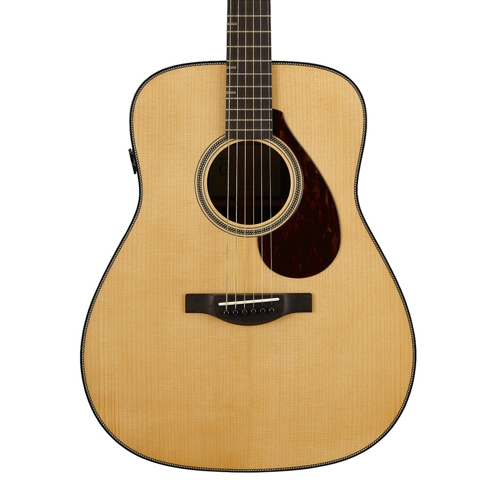 Yamaha FG9 RX Dreadnought with Atmosfeel Pickup - Natural, Ebony Fingerboard Acoustic Guitars Sky Music