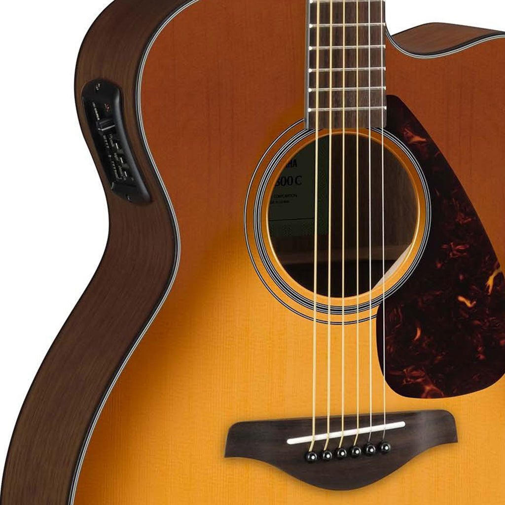Yamaha FSX800C Concert Cutaway - Sandburst Acoustic Guitars Sky Music