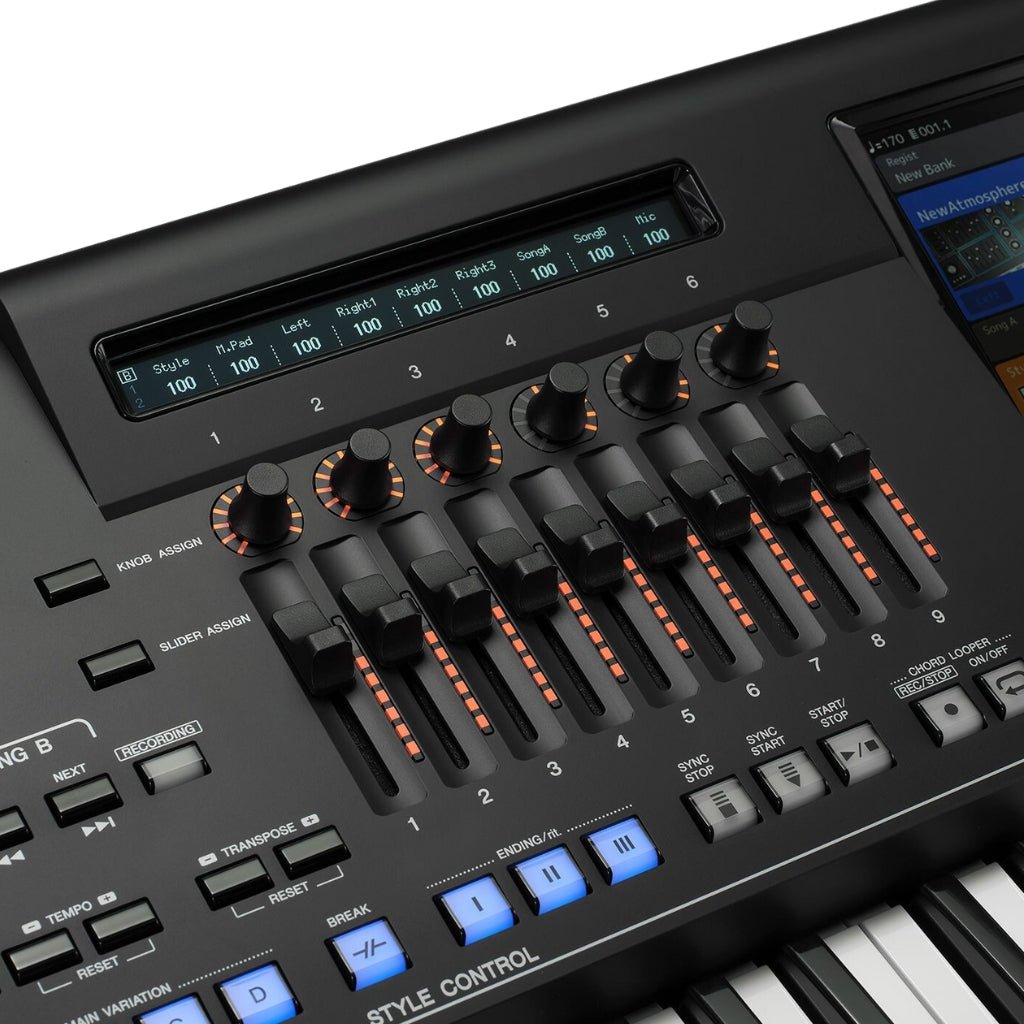 Yamaha Genos Arranger Workstation + Yamaha L7B Genos Stand Bundle - Ex-Demo Keyboards Sky Music