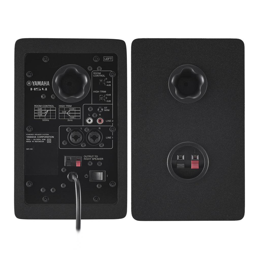 Yamaha HS4 - 4.5" Studio Monitor Pair - Black Studio Monitors Sky Music