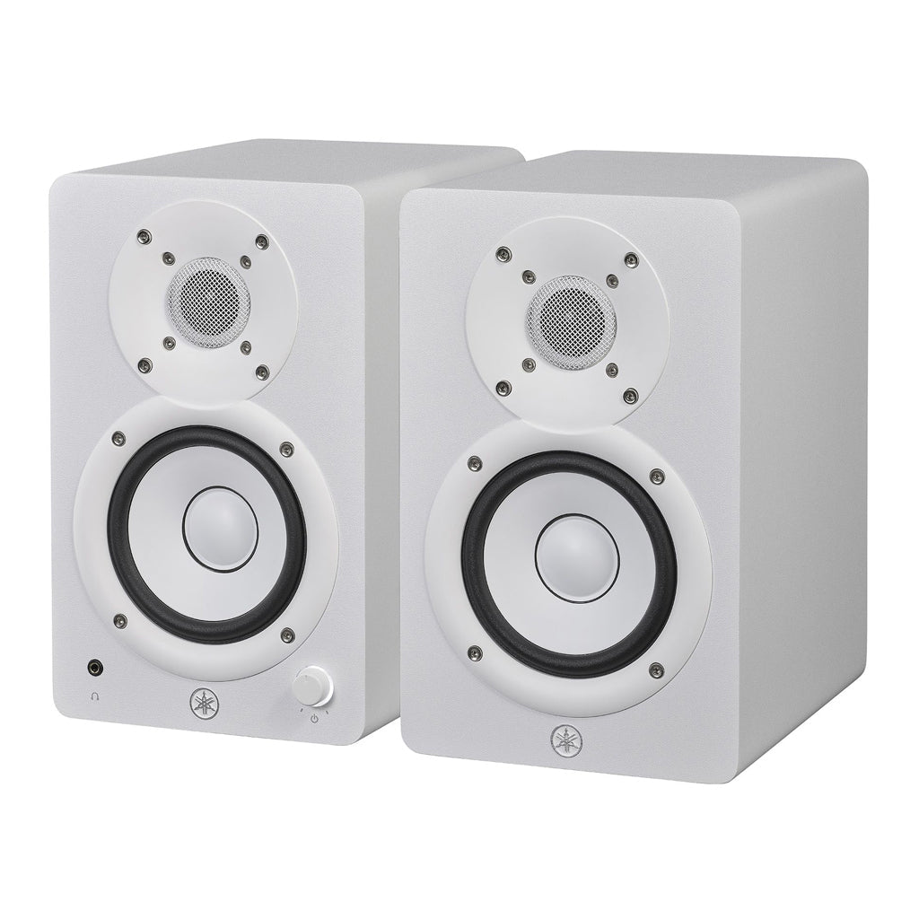 Yamaha HS4 - 4.5" Studio Monitor Pair - White Studio Monitors Sky Music