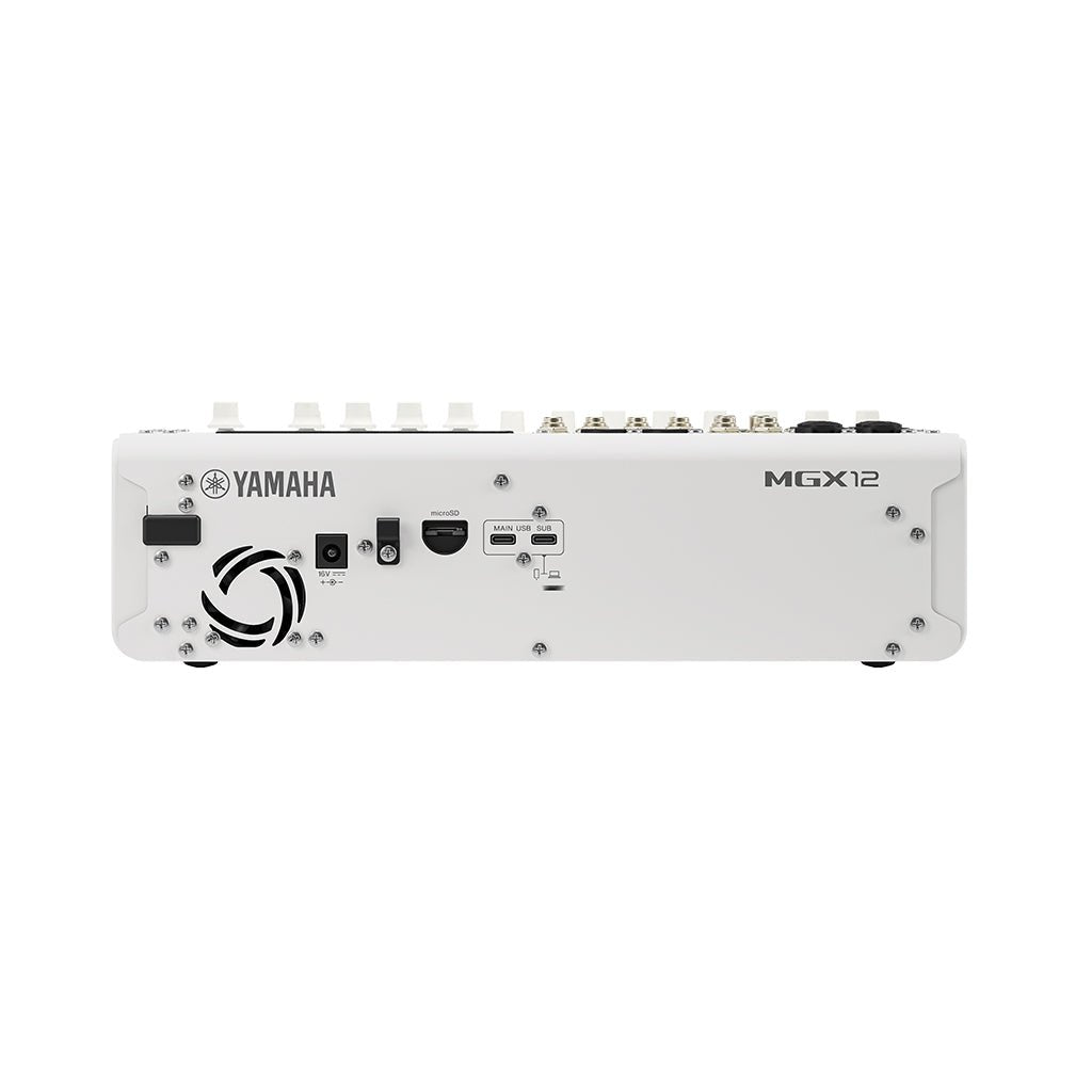 Yamaha MGX12 Digital Mixer - White Mixers Sky Music