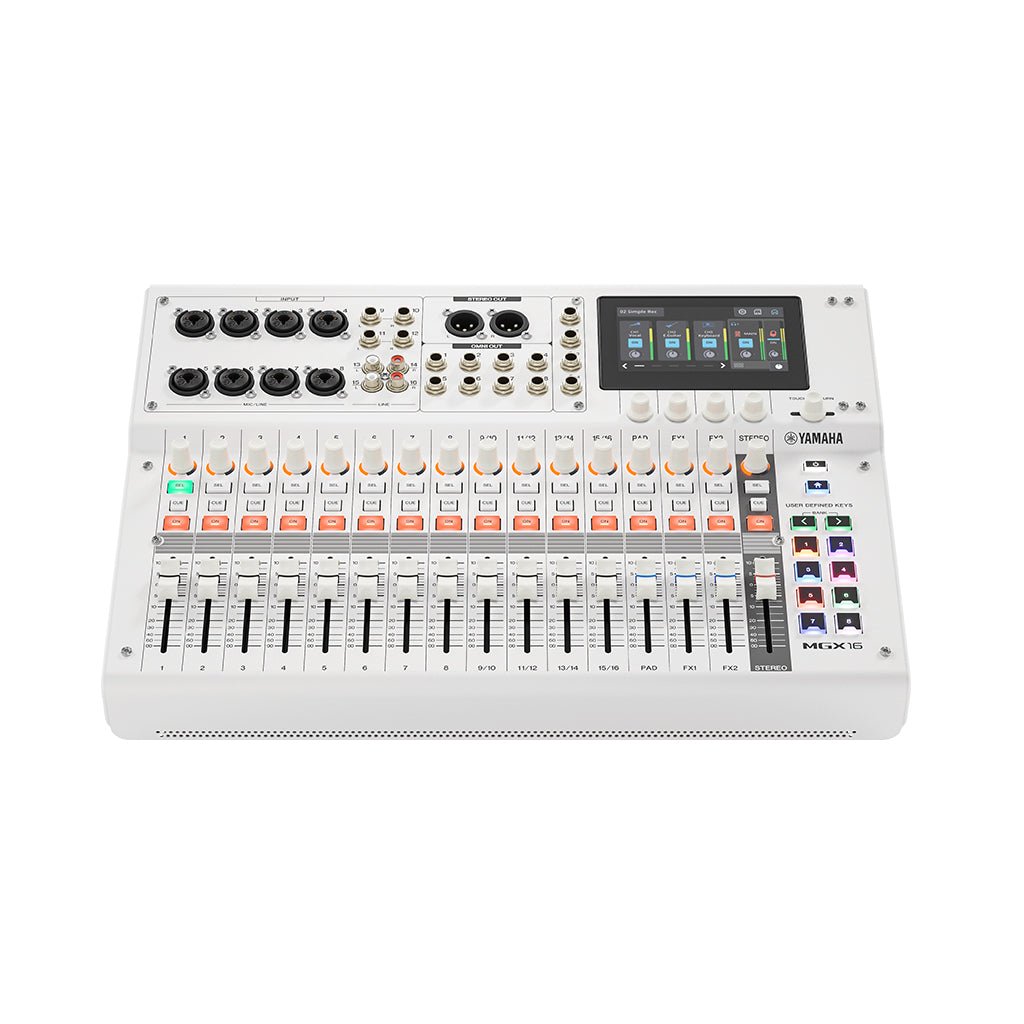 Yamaha MGX16 Digital Mixer - White Mixers Sky Music