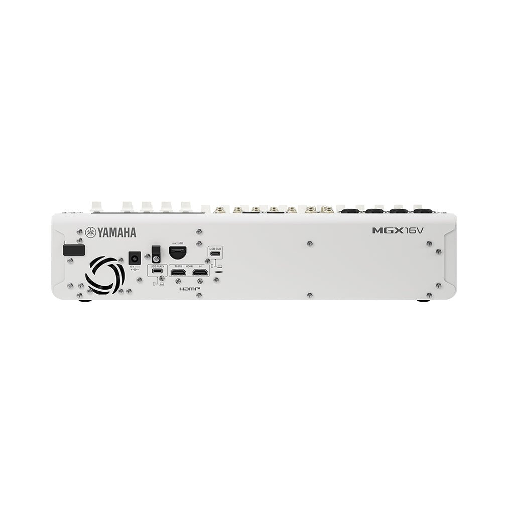 Yamaha MGX16V Digital Mixer w/Video Interface - White Mixers Sky Music