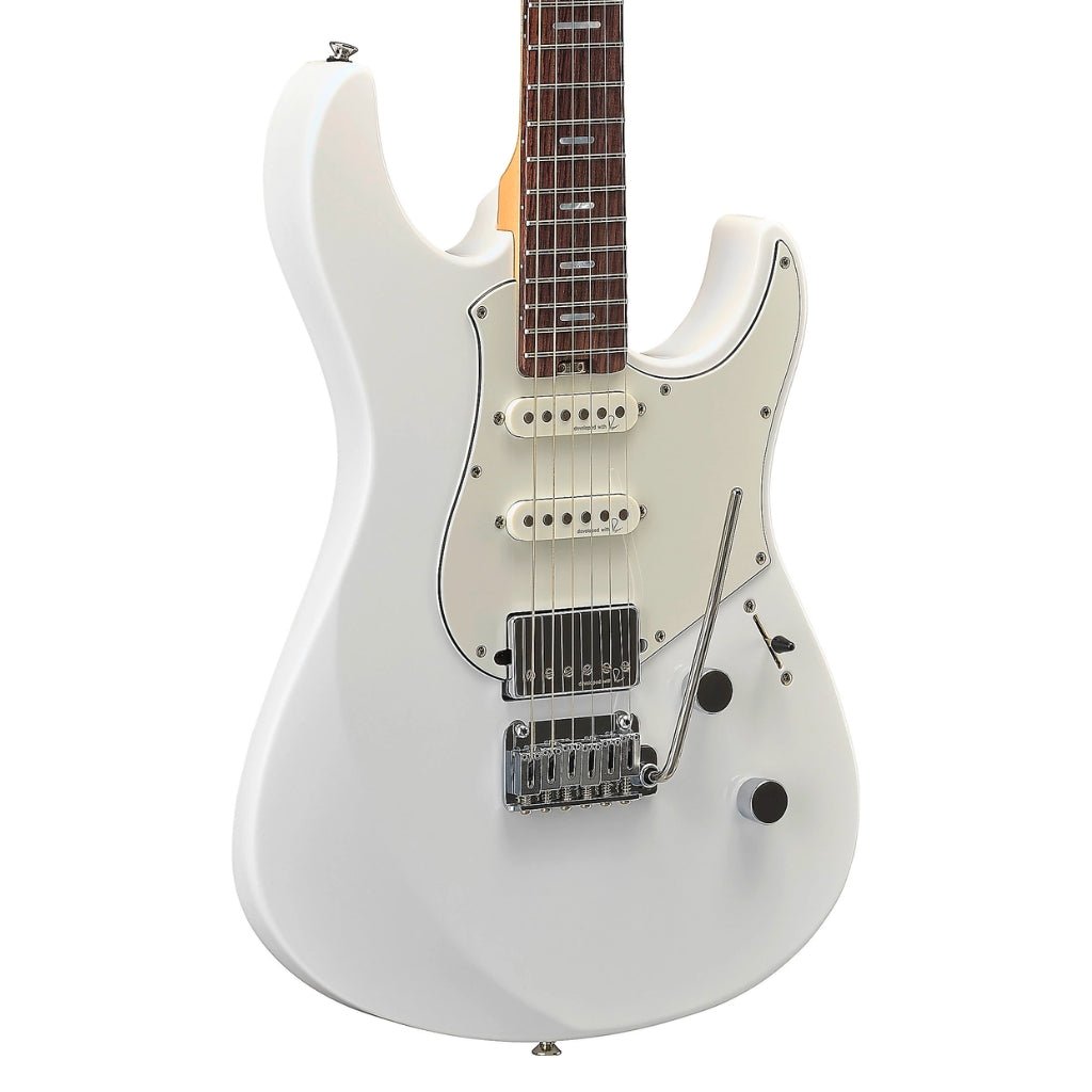 Yamaha PACS12+ Pacifica Standard Plus - Rosewood Fingerboard - Shell White Electric Guitars Sky Music