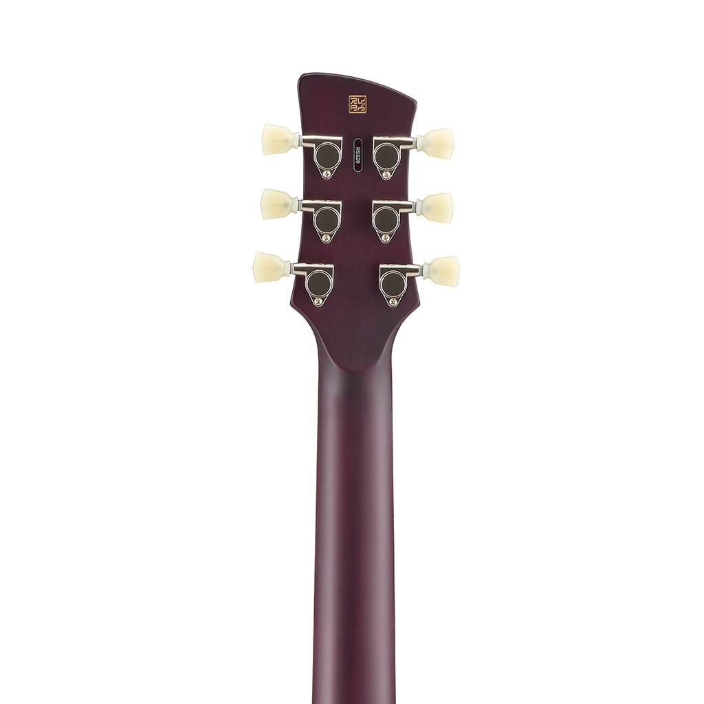 Yamaha RSS20 Revstar Standard Chambered Mahogany w/Maple Top - Sonic Blue Electric Guitars Sky Music
