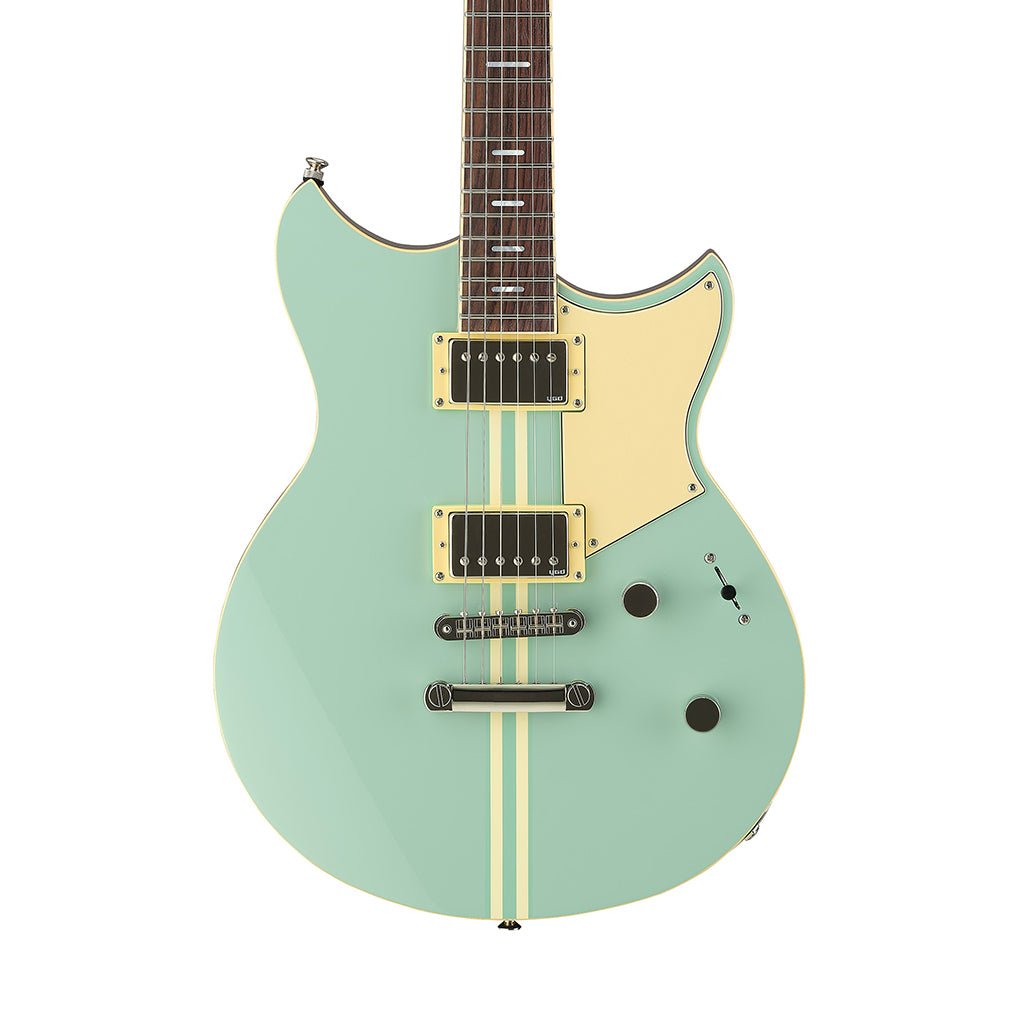 Yamaha RSS20 Revstar Standard Chambered Mahogany w/Maple Top - Sonic Blue Electric Guitars Sky Music