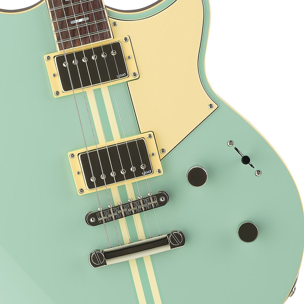Yamaha RSS20 Revstar Standard Chambered Mahogany w/Maple Top - Sonic Blue Electric Guitars Sky Music