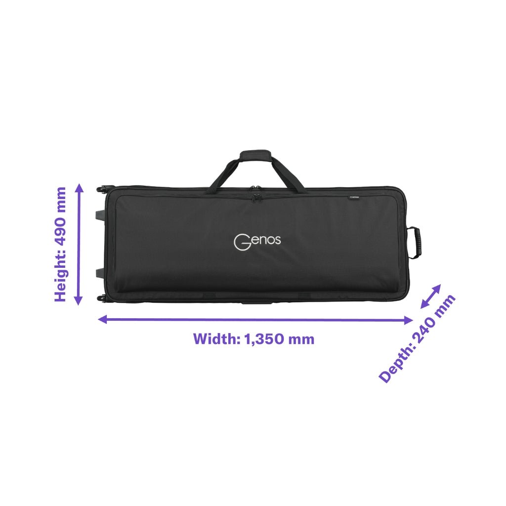 Yamaha SC-GENOS Rolling Soft Case for Genos Keyboard Bags & Cases Sky Music