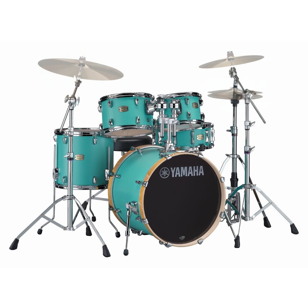 Yamaha Stage Custom Birch Fusion Pack with HW780 Hardware - Matte Surf Green DRUM KITS Sky Music