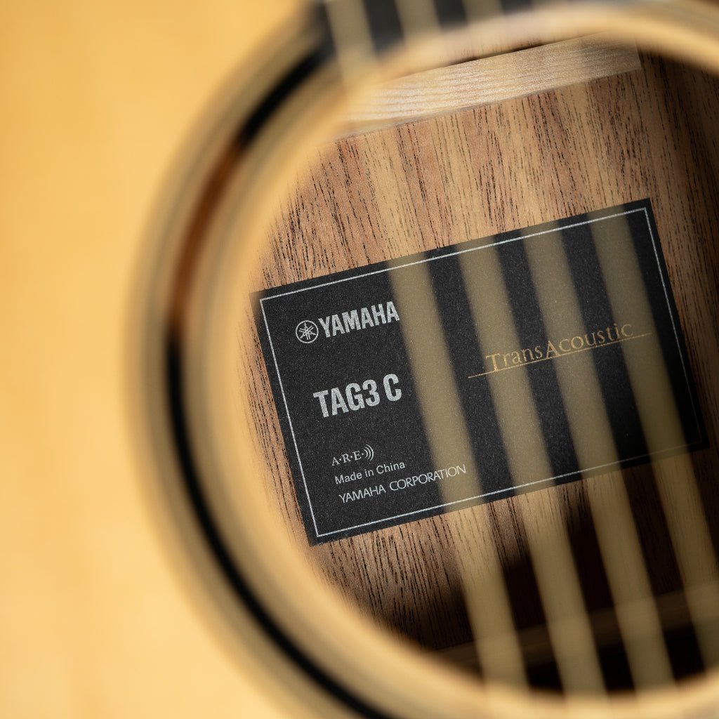 Yamaha TAG3 C TransAcoustic Guitar - Natural Acoustic Guitars Sky Music