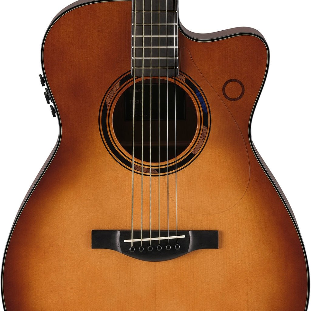 Yamaha TAS3 C TransAcoustic Concert Acoustic-Electric Guitar - Sand Burst Gloss Acoustic Guitars Sky Music
