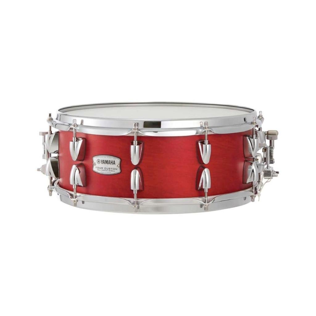Yamaha Tour Custom Euro Drum Kit w/HW780 Hardware Pack - Candy Apple Stain Acoustic Drums Sky Music