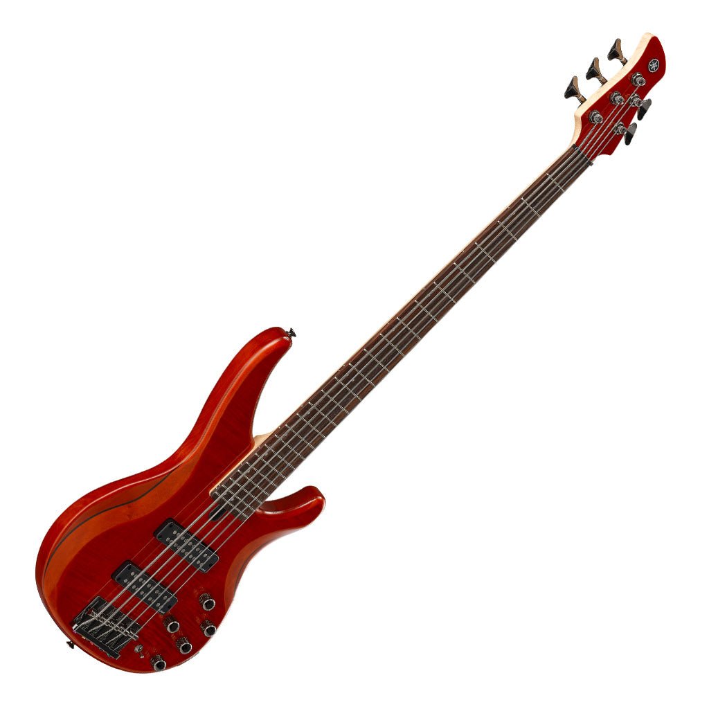 Yamaha TRBX605FM 5-String Bass Guitar - Caramel Brown Bass Guitars Sky Music