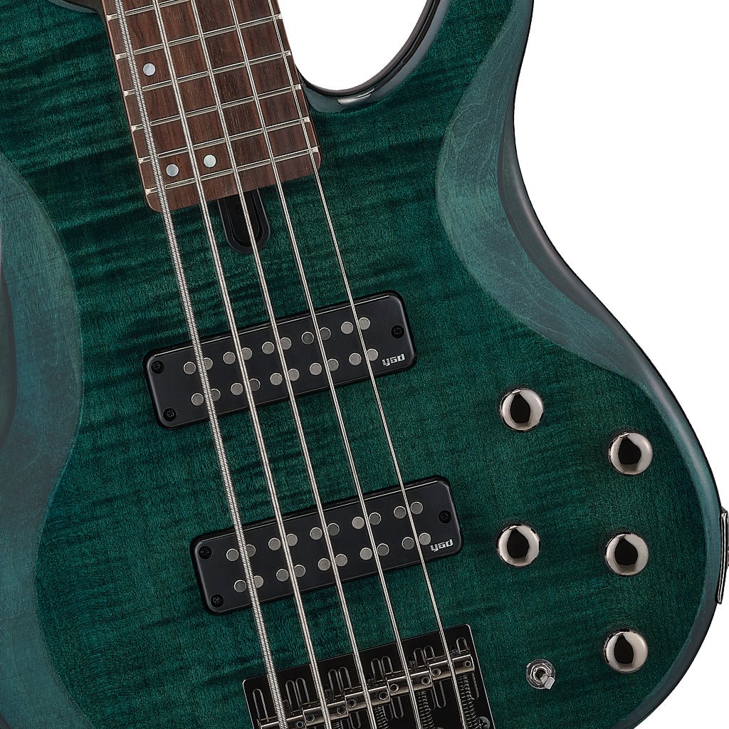 Yamaha TRBX605FM 5-String Bass Guitar - Indigo Blue Bass Guitars Sky Music