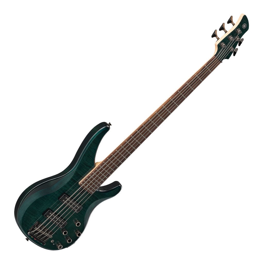 Yamaha TRBX605FM 5-String Bass Guitar - Indigo Blue Bass Guitars Sky Music
