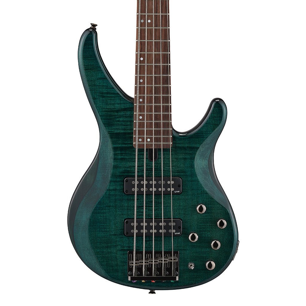 Yamaha TRBX605FM 5-String Bass Guitar - Indigo Blue Bass Guitars Sky Music