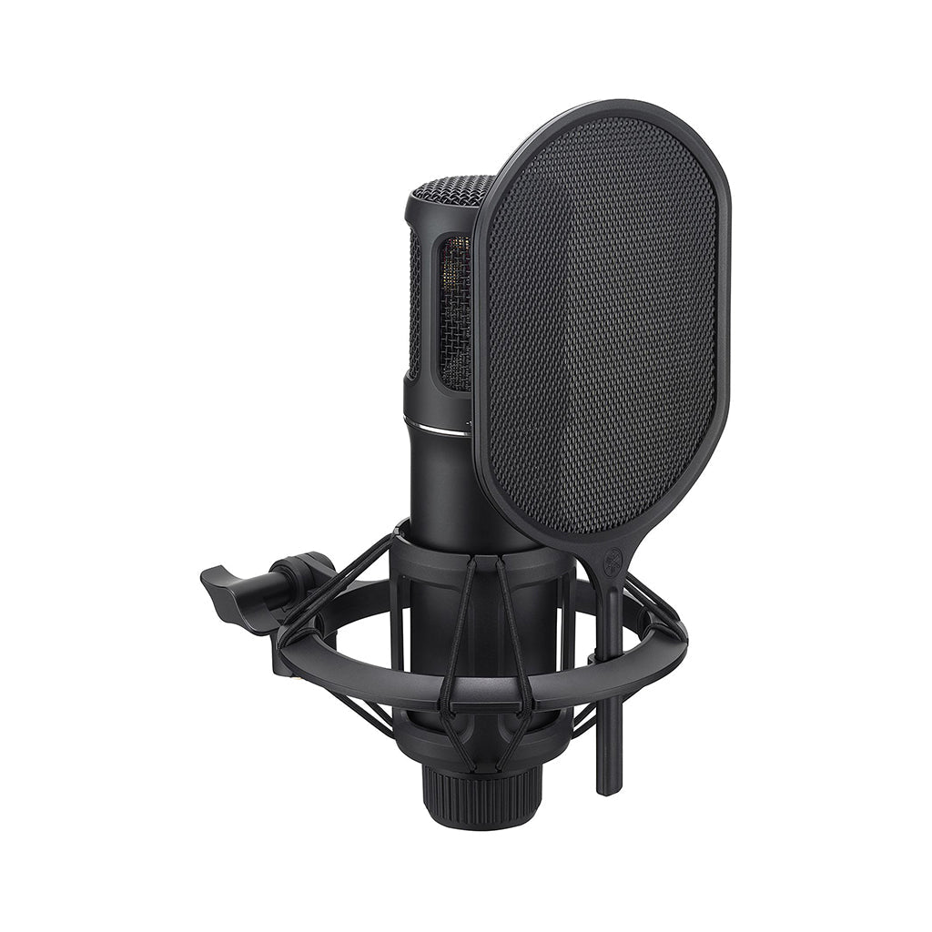 Yamaha YCM705 Condenser Microphone w/Shock Mount & Pop Filter - Black Microphones Sky Music