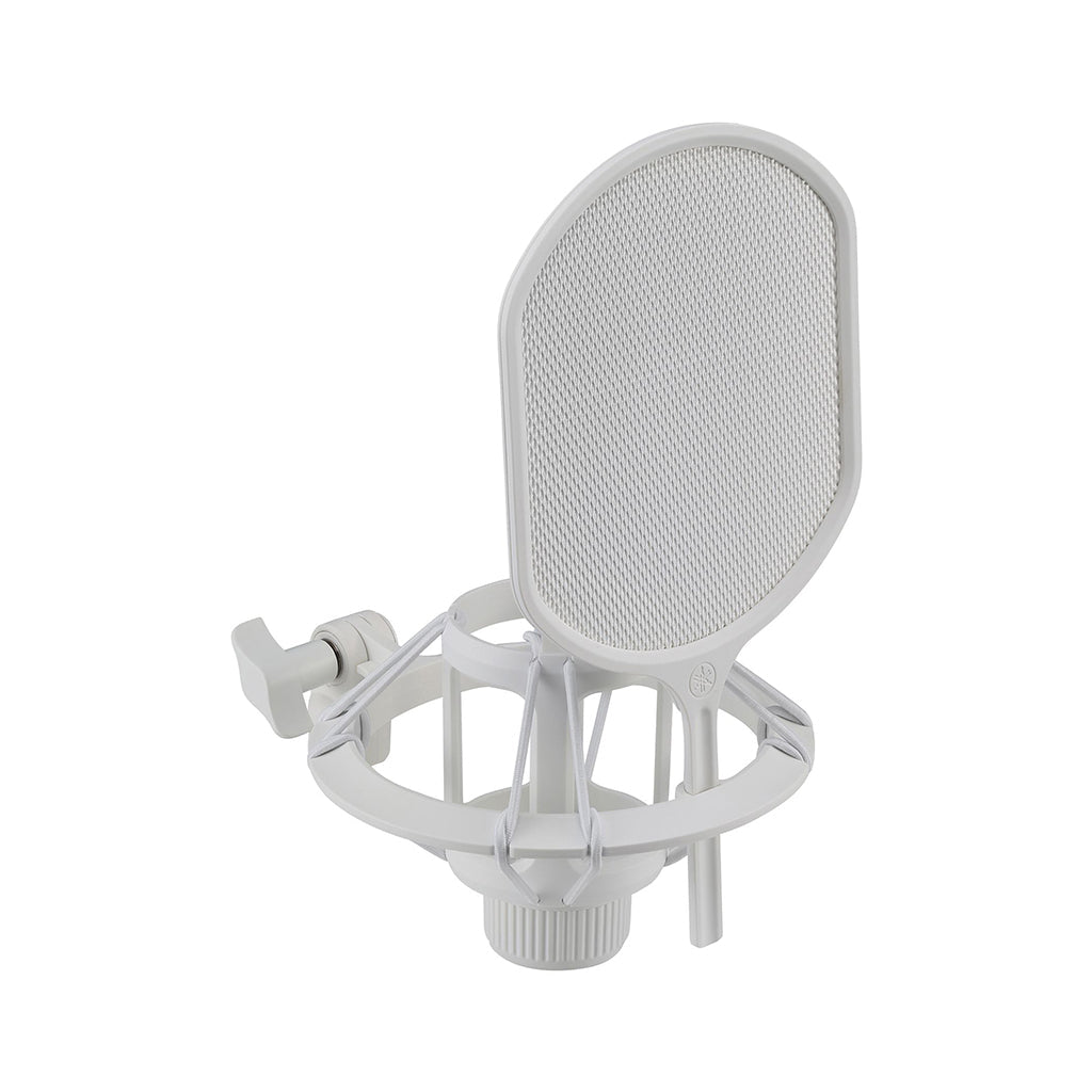 Yamaha YCM705 Condenser Microphone w/Shock Mount & Pop Filter - White Microphones Sky Music