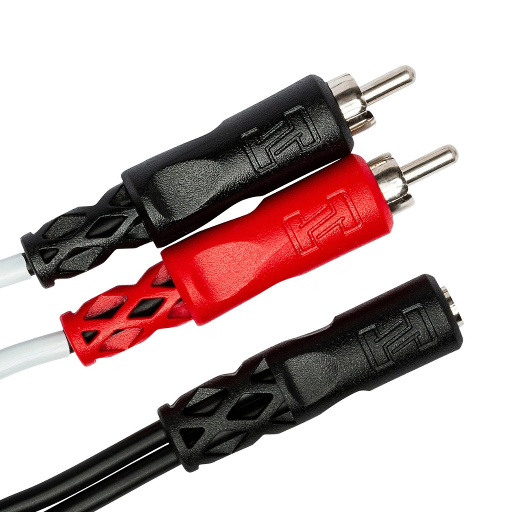 Hosa - 3.5 mm TRSF to Dual RCA - Stereo Breakout