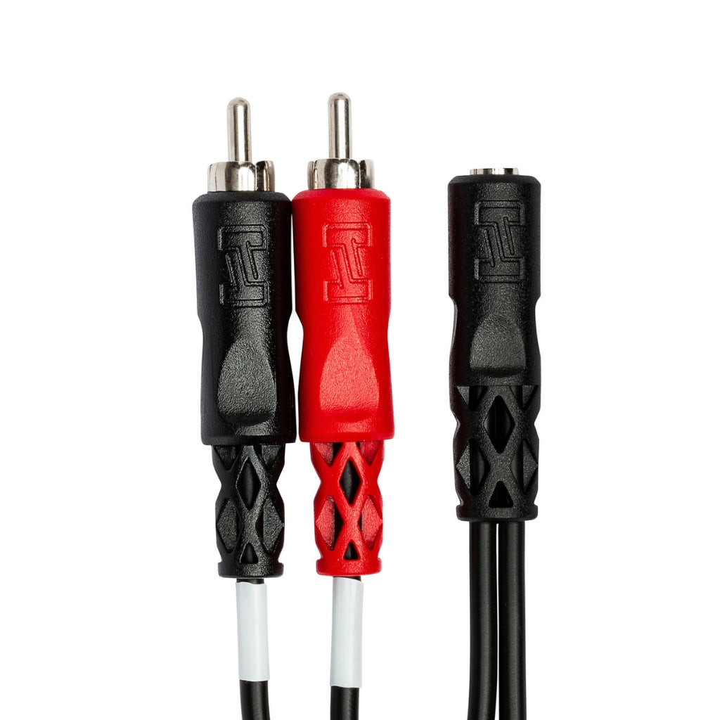Hosa - 3.5 mm TRSF to Dual RCA - Stereo Breakout