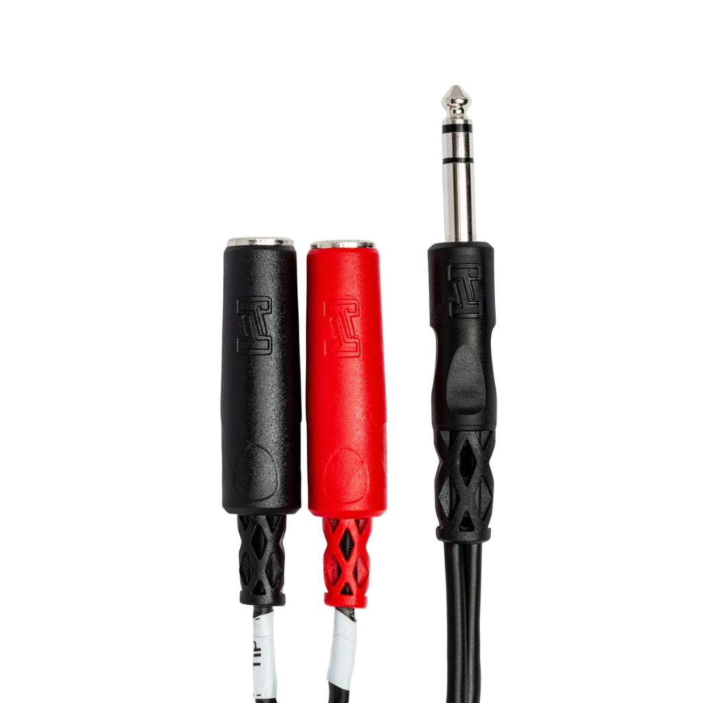 Hosa - 1/4 in TRS to Dual 1/4 in TSF - Stereo Breakout Cable