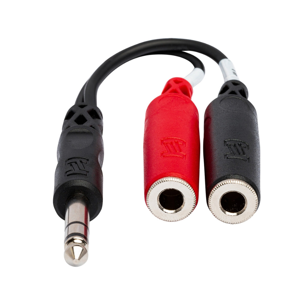 Hosa - 1/4 in TRS to Dual 1/4 in TSF - Stereo Breakout Cable