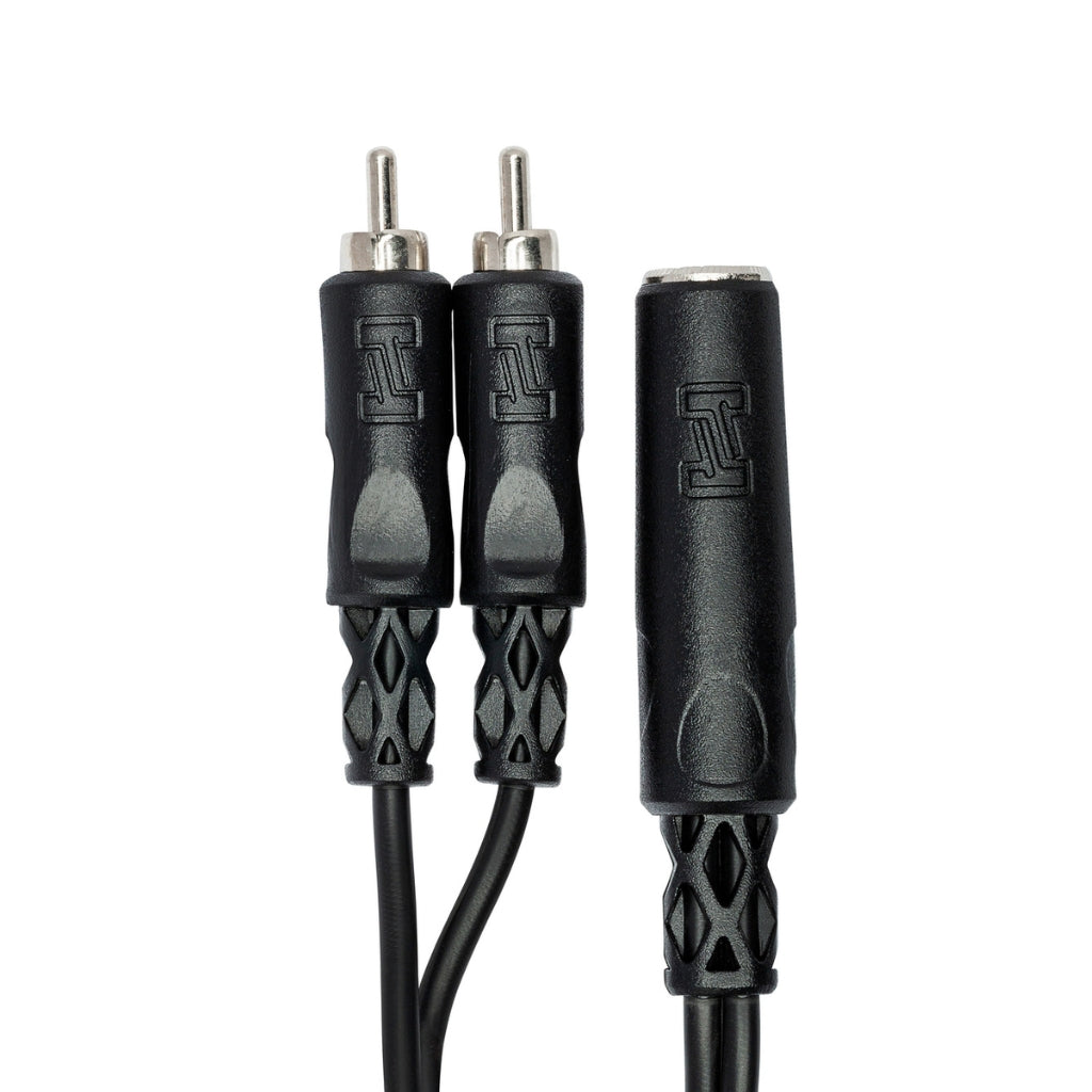 Hosa - 1/4 in TSF to Dual RCA - Y Cable