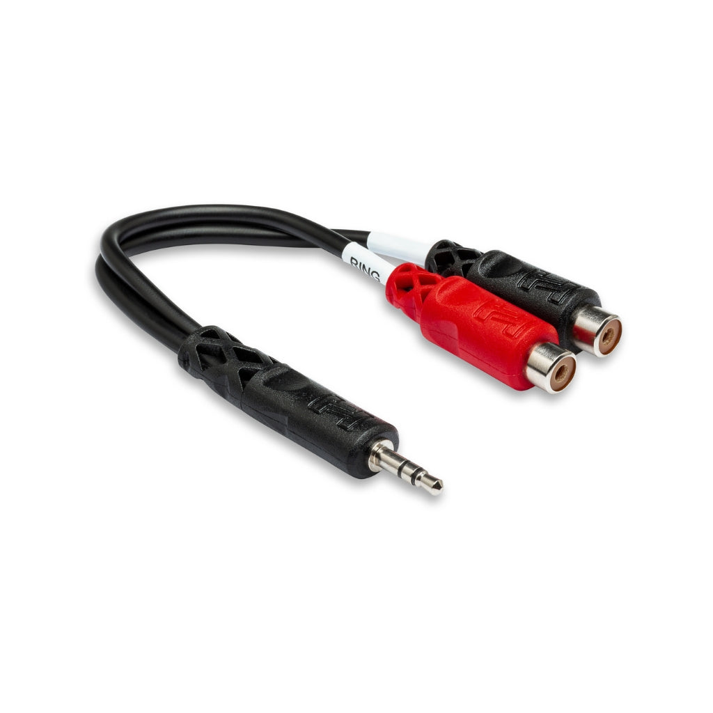 Hosa - 3.5 mm TRS to Dual RCAF - Stereo Breakout