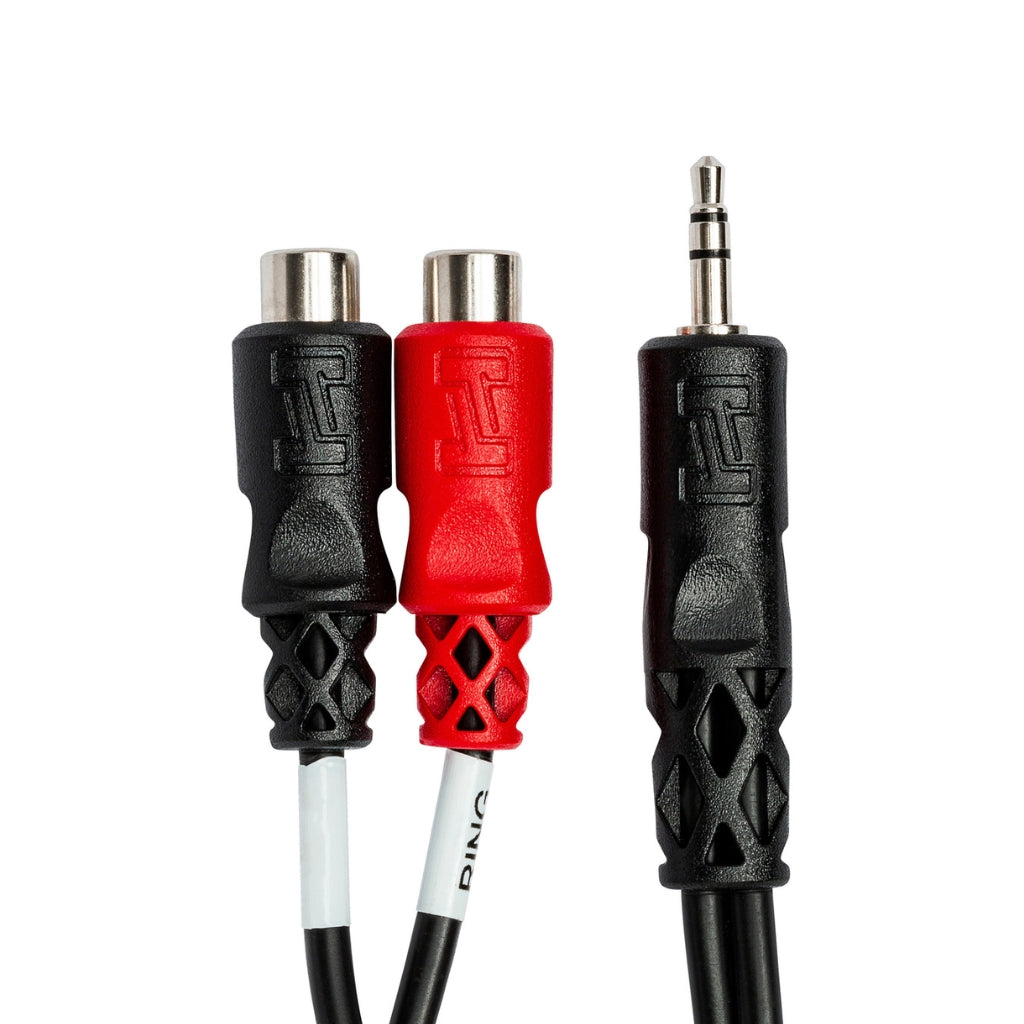 Hosa - 3.5 mm TRS to Dual RCAF - Stereo Breakout