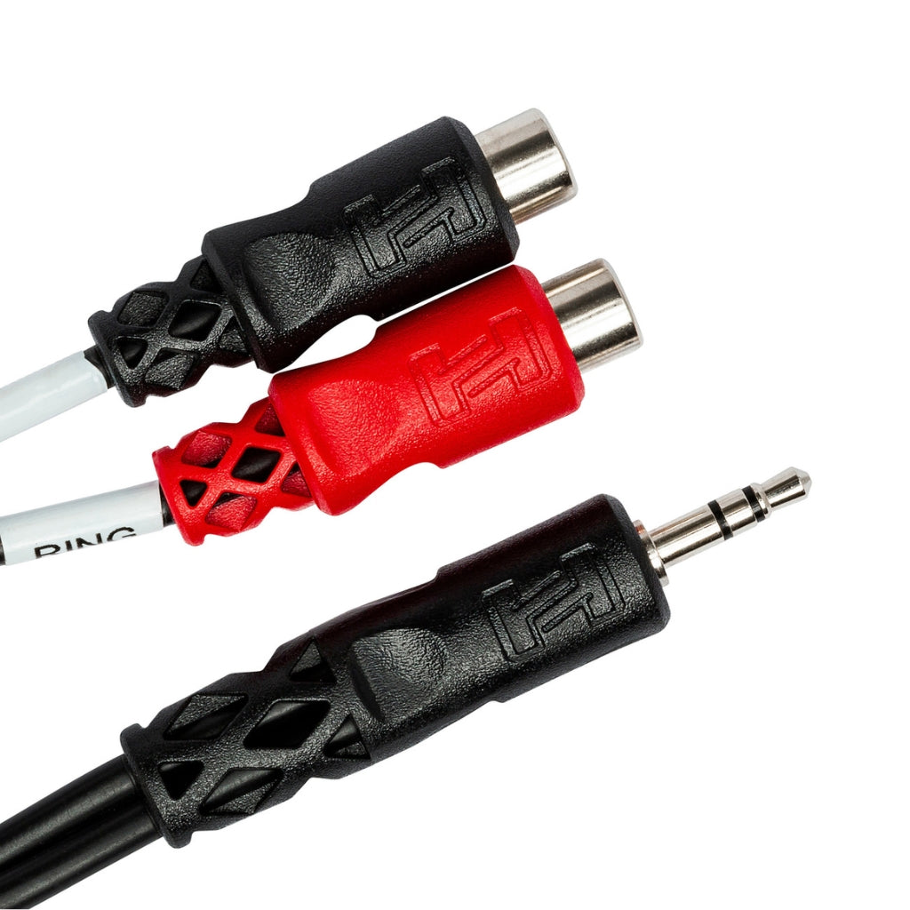 Hosa - 3.5 mm TRS to Dual RCAF - Stereo Breakout