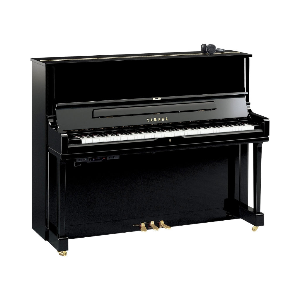 Yamaha - YUS1SH3PE - 121cm Professional Upright Piano with SH3 Silent System in Polished Ebony