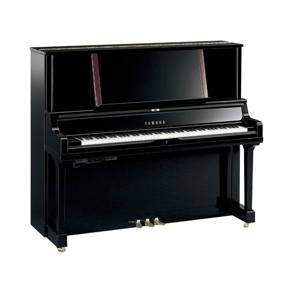Yamaha - YUS5TA3PE - 131cm Professional Upright Piano with TA3 TransAcoustic System in Polished Ebony