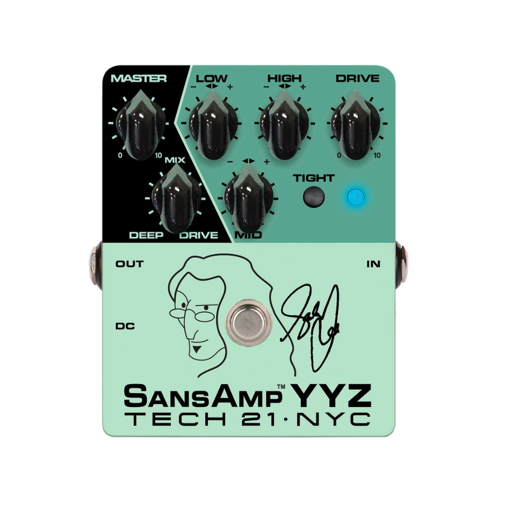 【美品】TECH 21 SansAmp YYZ Tech 21 SansAmp YYZ Shape Shifter Geddy Lee Signature Pedal