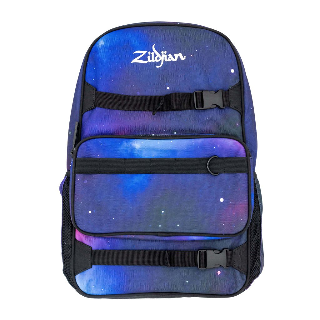 Zildjian Student Backpack w/Detachable Stick Bag - Purple Galaxy Drum Bags & Cases Sky Music
